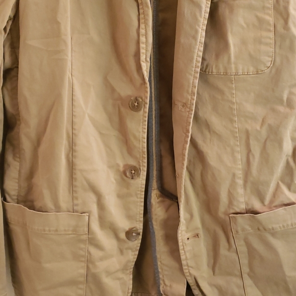 Banana Republic Tan Coat 38R - Picture 2 of 6